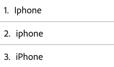 iphone example
